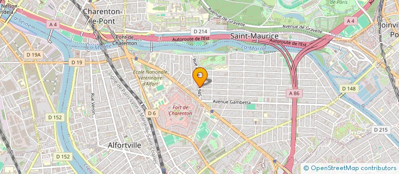 localisation de l'entreprise MONSIEUR PIERRE GODEFROY  MAISONS-ALFORT