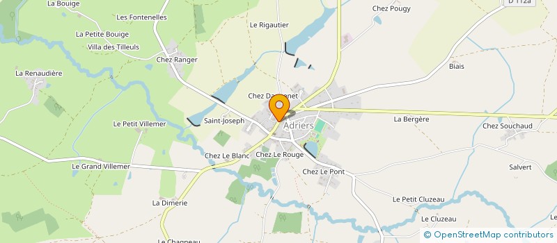 localisation de l'entreprise MONSIEUR PIERRE GODET à ADRIERS