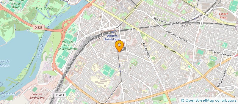 localisation de l'entreprise MONSIEUR PIERRE GODET à ANGERS
