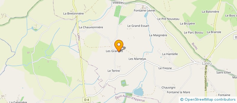 localisation de l'entreprise MONSIEUR PIERRE GODIN à LALEU