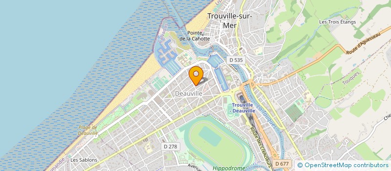 localisation de l'entreprise MONSIEUR PIERRE GODIN à DEAUVILLE