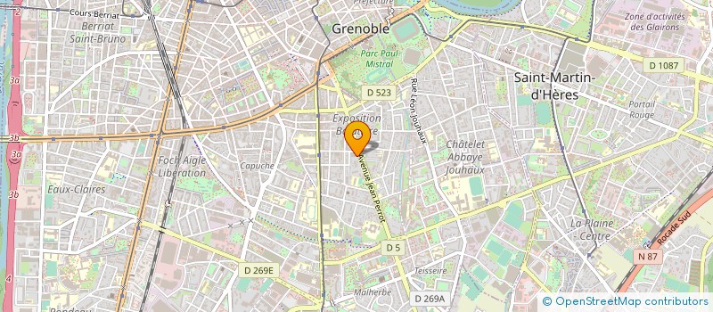 localisation de l'entreprise MONSIEUR PIERRE GODMER  GRENOBLE