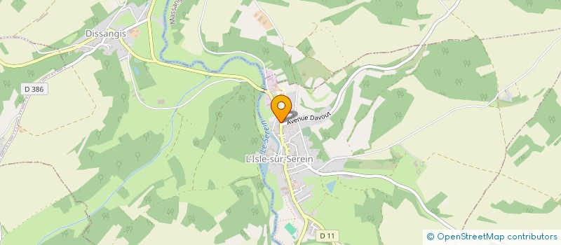 localisation de l'entreprise MONSIEUR PIERRE GOENEUTTE à L'ISLE-SUR-SEREIN