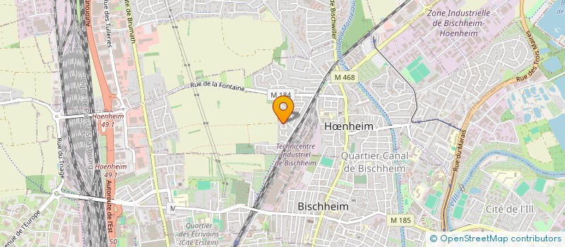 localisation de l'entreprise MONSIEUR PIERRE GOERKE  HNHEIM