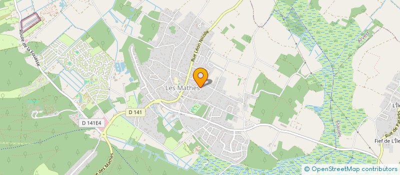 localisation de l'entreprise MONSIEUR PIERRE GOHARD  LES MATHES