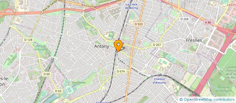 localisation de l'entreprise MONSIEUR PIERRE GOLDING à ANTONY