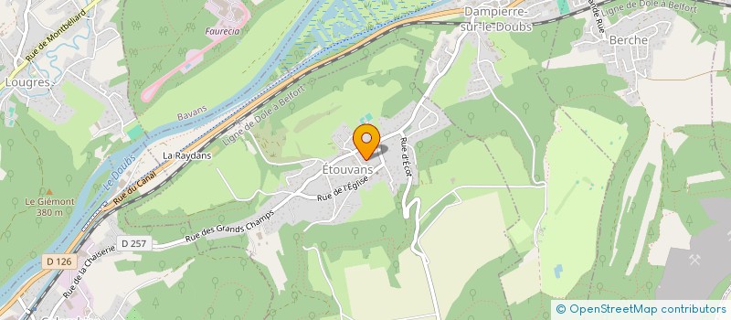 localisation de l'entreprise MONSIEUR PIERRE GOLL  ROQUEBRUNE-SUR-ARGENS