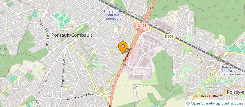 localisation de l'entreprise MONSIEUR PIERRE GOMBAUD à PONTAULT-COMBAULT