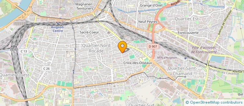 localisation de l'entreprise MONSIEUR PIERRE GONET  AVIGNON