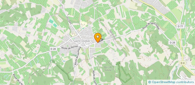 localisation de l'entreprise MONSIEUR PIERRE GONNET  SAINT-DIDIER