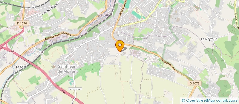 localisation de l'entreprise MONSIEUR PIERRE GONON  SAINT-JEAN-DE-MOIRANS