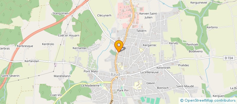 localisation de l'entreprise MONSIEUR PIERRE GONON  BAUD