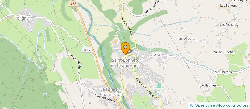 localisation de l'entreprise MONSIEUR PIERRE GONSOLIN  SAINT-MICHEL-DE-CHAILLOL