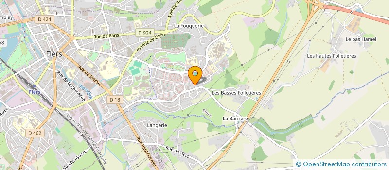 localisation de l'entreprise MONSIEUR PIERRE GONTIER à FLERS