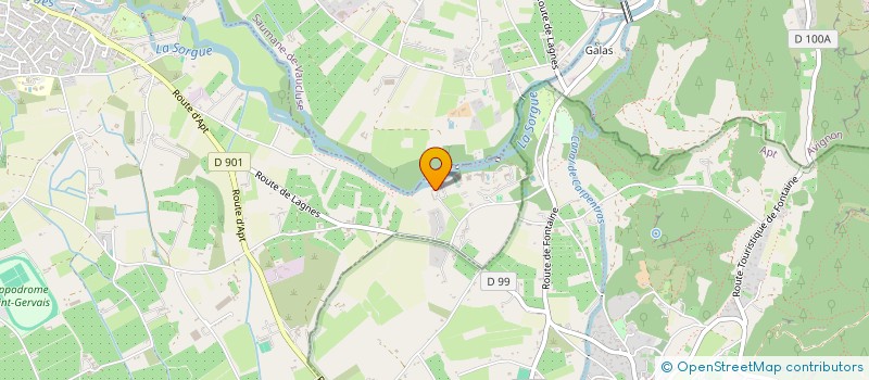 localisation de l'entreprise MONSIEUR PIERRE GONZALVEZ  L'ISLE-SUR-LA-SORGUE