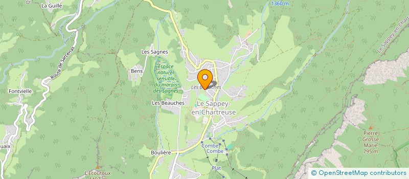 localisation de l'entreprise MONSIEUR PIERRE GORI  LE SAPPEY-EN-CHARTREUSE