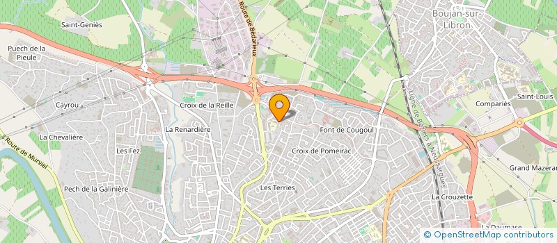 localisation de l'entreprise MONSIEUR PIERRE GORRETA  BEZIERS