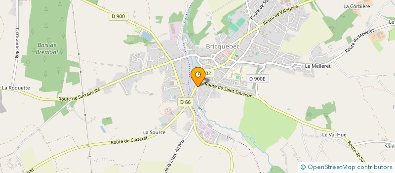 localisation de l'entreprise MONSIEUR PIERRE GOSNON  BRICQUEBEC-EN-COTENTIN