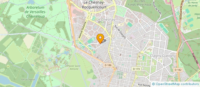 localisation de l'entreprise MONSIEUR PIERRE GOSSE  LE CHESNAY-ROCQUENCOURT