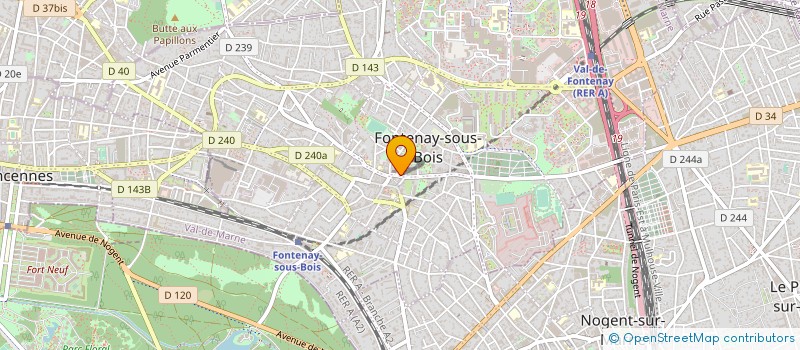 localisation de l'entreprise MONSIEUR PIERRE GOSSET à FONTENAY-SOUS-BOIS