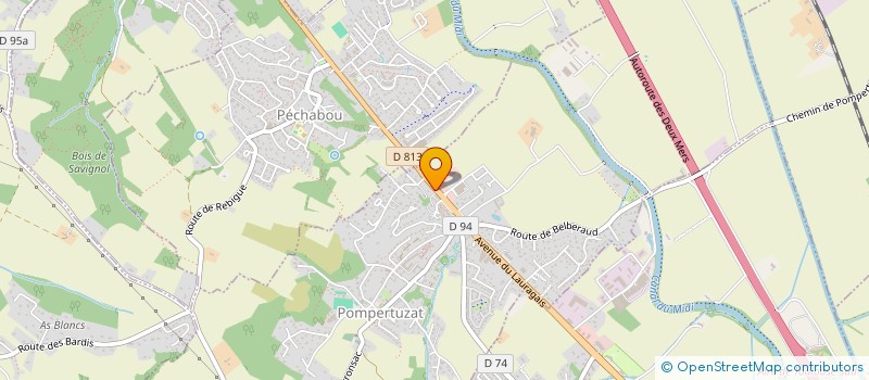 localisation de l'entreprise MONSIEUR PIERRE GOUAZE  LABASTIDE-BEAUVOIR