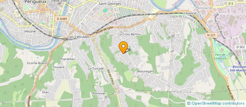 localisation de l'entreprise MONSIEUR PIERRE GOUBET  BOULAZAC ISLE MANOIRE