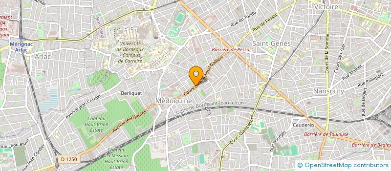 localisation de l'entreprise MONSIEUR PIERRE GOUDET à BORDEAUX