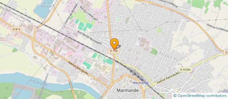 localisation de l'entreprise MONSIEUR PIERRE GOUDOUNEIX  MARMANDE