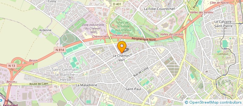localisation de l'entreprise MONSIEUR PIERRE GOUEFFIC à CAEN