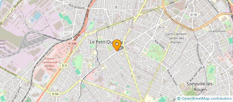 localisation de l'entreprise MONSIEUR PIERRE GOUGET à LE PETIT-QUEVILLY