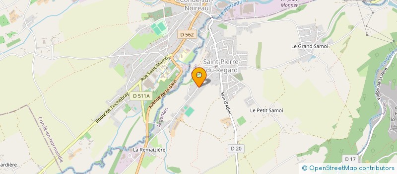 localisation de l'entreprise MONSIEUR PIERRE GOULEY à SAINT-PIERRE-DU-REGARD