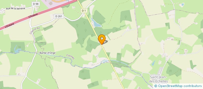 localisation de l'entreprise MONSIEUR PIERRE GOUPIL  CORMES