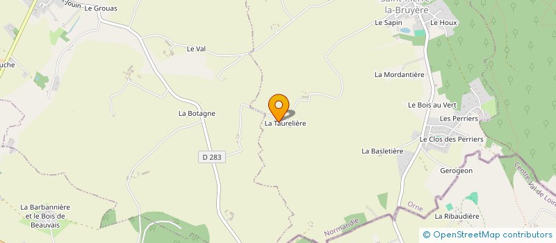 localisation de l'entreprise MONSIEUR PIERRE GOUPY à SAINT-PIERRE-LA-BRUYERE