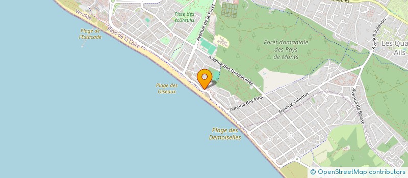 localisation de l'entreprise MONSIEUR PIERRE GOURDON  SAINT-JEAN-DE-MONTS