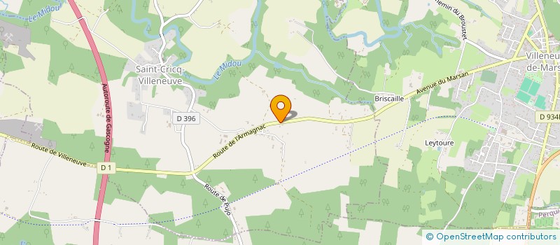 localisation de l'entreprise MONSIEUR PIERRE GOURGUES  SAINT-CRICQ-VILLENEUVE