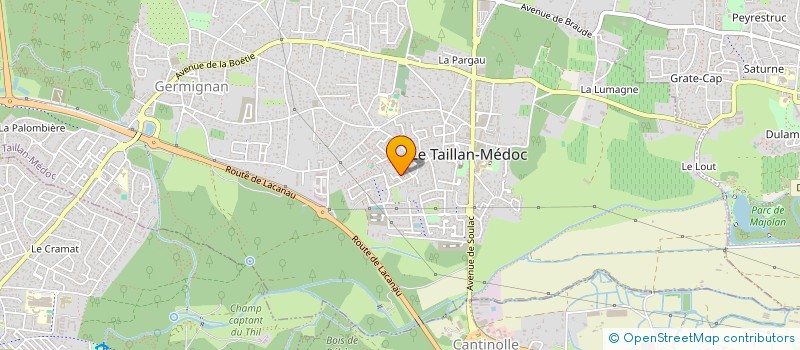 localisation de l'entreprise MONSIEUR PIERRE GOURGUES  LE TAILLAN-MEDOC