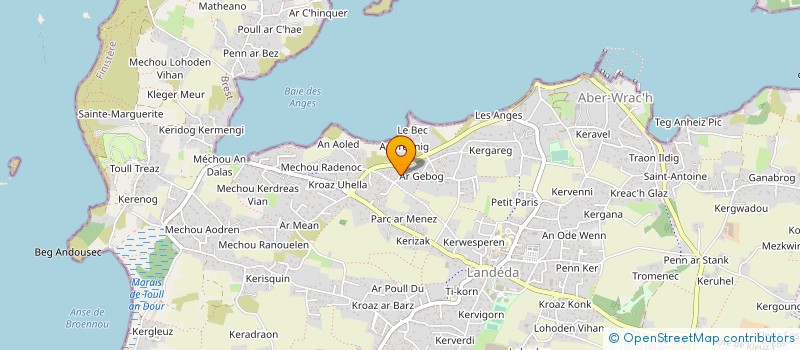 localisation de l'entreprise MONSIEUR PIERRE GOURMELEN  LANDEDA