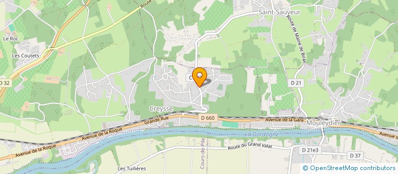 localisation de l'entreprise MONSIEUR PIERRE GOUSSET  CREYSSE