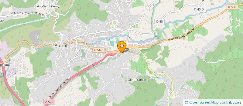 localisation de l'entreprise MONSIEUR PIERRE GOUTAL  AURIOL