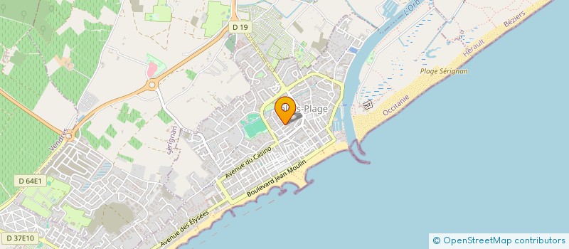 localisation de l'entreprise MONSIEUR PIERRE GRACIA  VALRAS-PLAGE