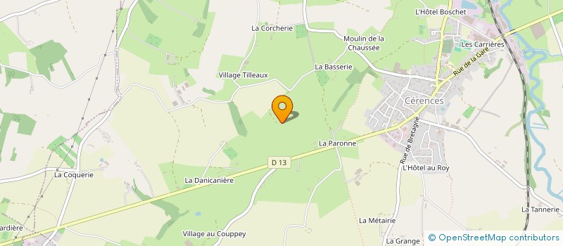 localisation de l'entreprise MONSIEUR PIERRE GRANDIN  CERENCES