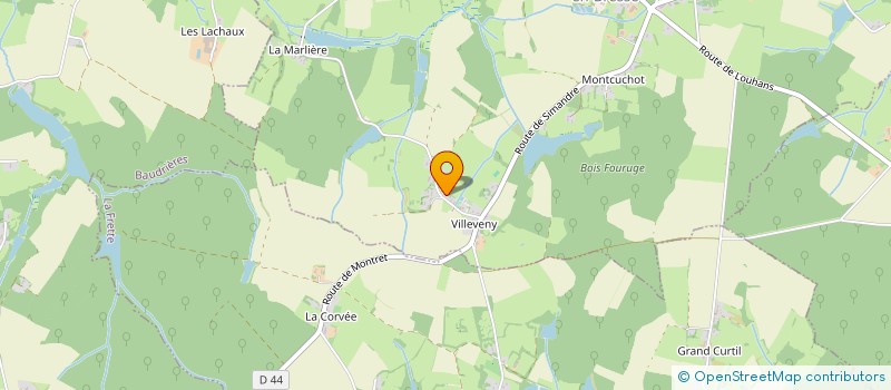 localisation de l'entreprise MONSIEUR PIERRE GRANDJEAN  SAINT-VINCENT-EN-BRESSE