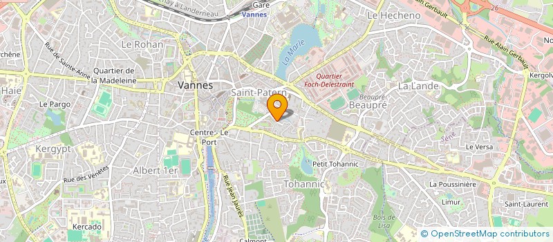 localisation de l'entreprise MONSIEUR PIERRE GRANDJEAN à VANNES