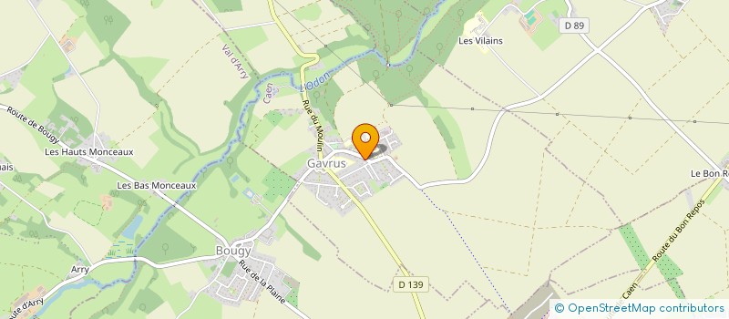 localisation de l'entreprise MONSIEUR PIERRE GRANDRIE  GRAINVILLE-SUR-ODON