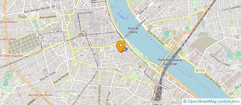 localisation de l'entreprise MONSIEUR PIERRE GRANGE-PRADERAS  BORDEAUX