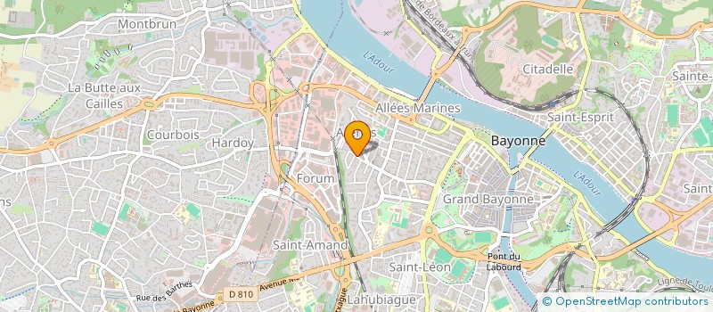 localisation de l'entreprise MONSIEUR PIERRE GRANOUILLAC à BAYONNE