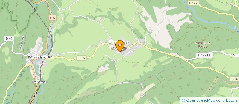 localisation de l'entreprise MONSIEUR PIERRE GRAPPE  CHAUX-DES-CROTENAY