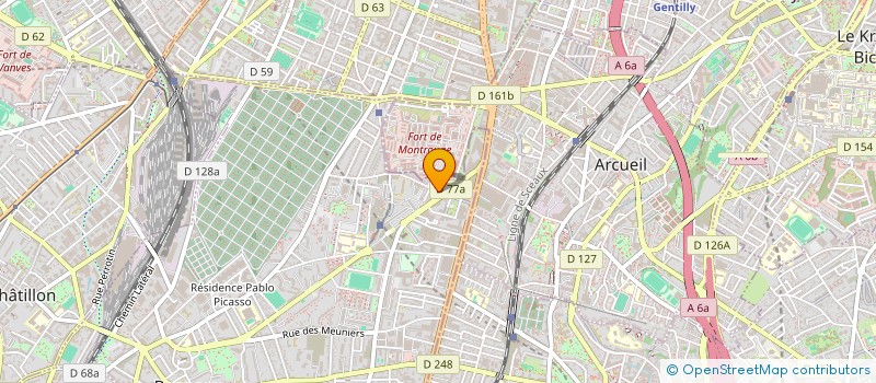 localisation de l'entreprise MONSIEUR PIERRE GRASSIN à BAGNEUX