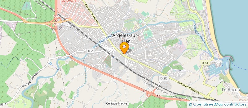 localisation de l'entreprise MONSIEUR PIERRE GRAU à ARGELES-SUR-MER