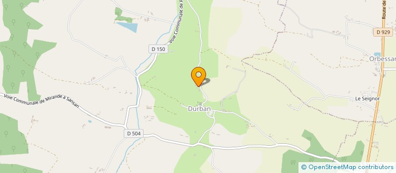 localisation de l'entreprise MONSIEUR PIERRE GRAU  MONCORNEIL-GRAZAN